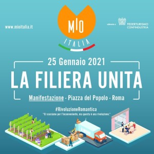 Manifestazione La filiera unita, Roma 25 gennaio 2021